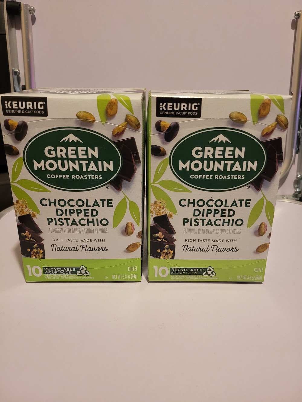 Green Mountain Chocolate Dipped Pistachio K-Cup Pods -bb 11/2027